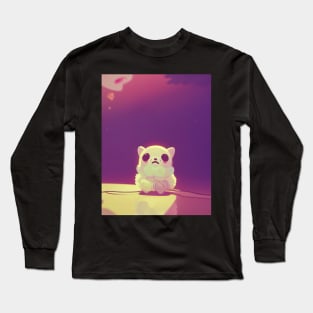 bee and puppycat sad Long Sleeve T-Shirt